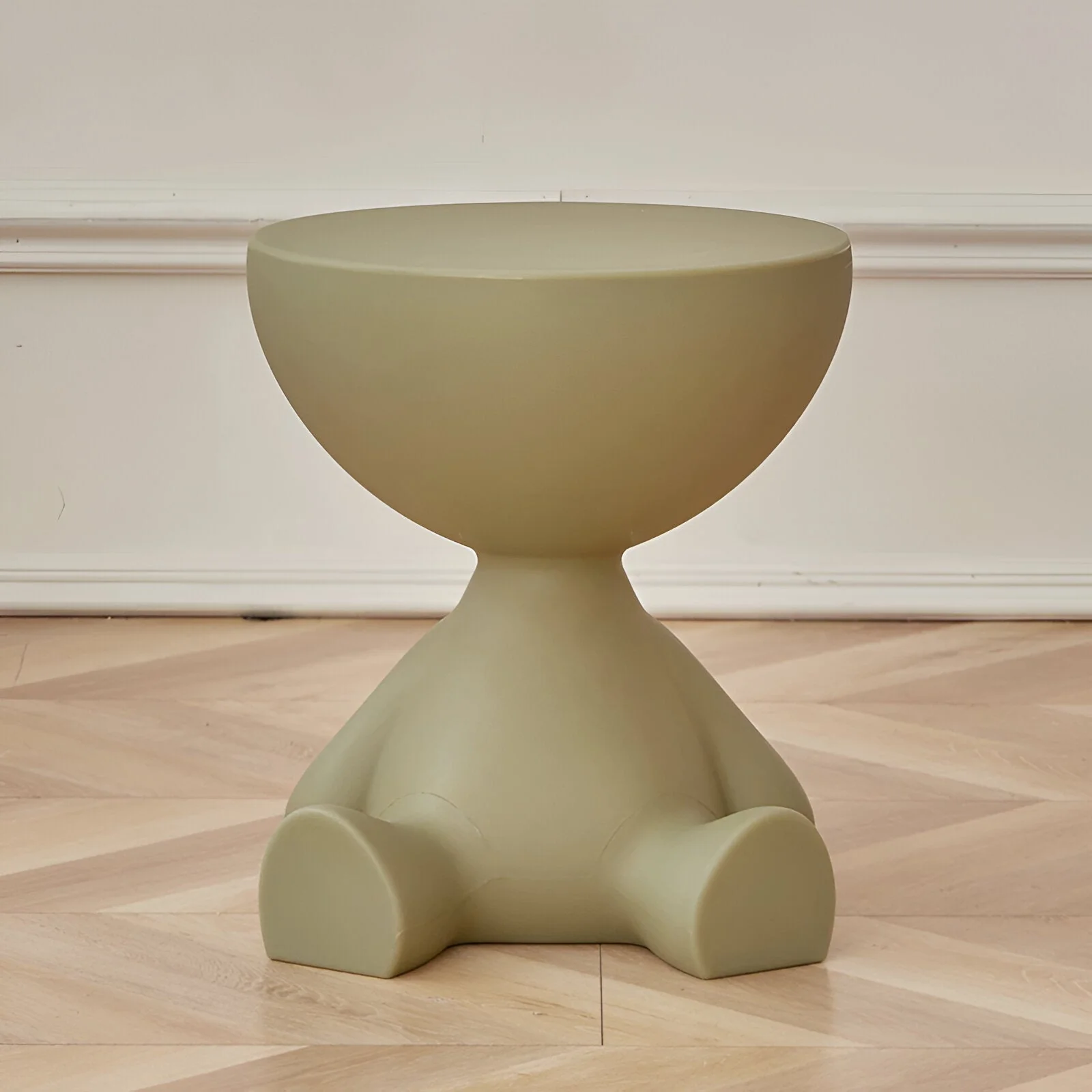 Ylix Couchtisch – Runder Beistelltisch aus Kunststoff - Image 11