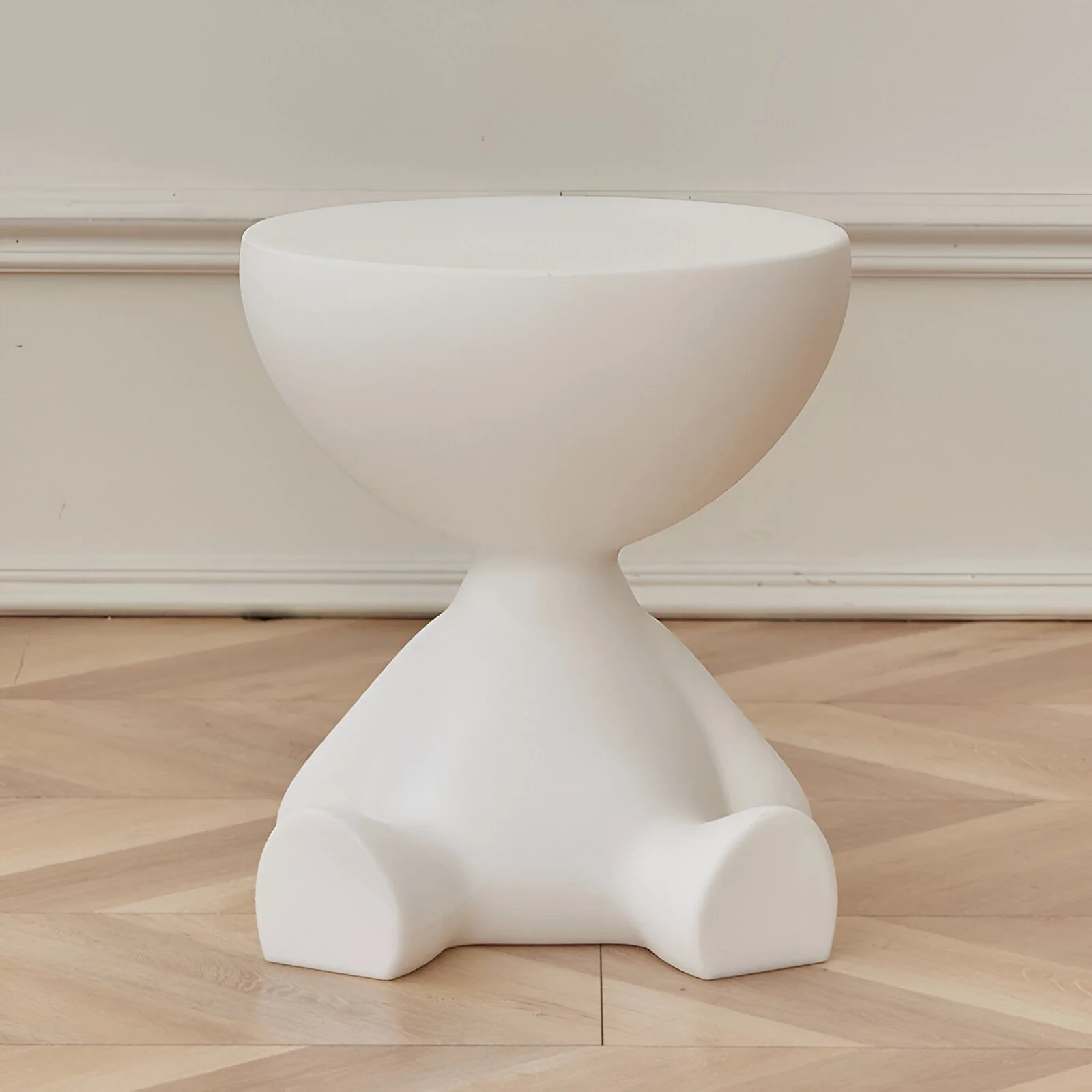Ylix Couchtisch – Runder Beistelltisch aus Kunststoff - Image 14