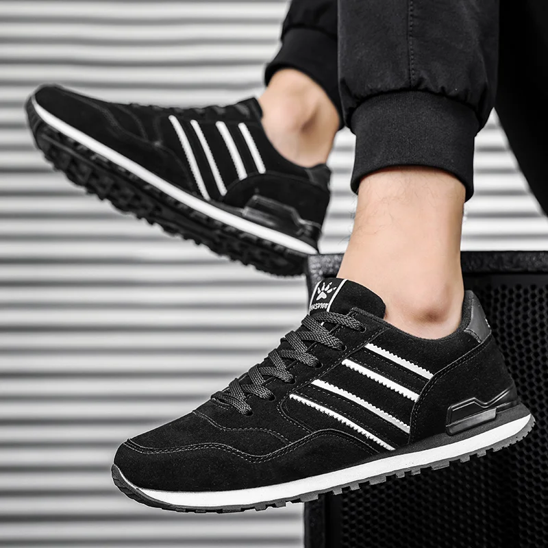 Zenviro Herren Sneaker mit Schnürung und profilierter Sohle - Image 4