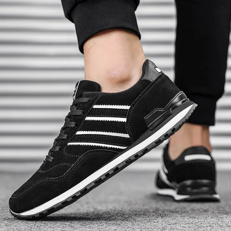 Zenviro Herren Sneaker mit Schnürung und profilierter Sohle - Image 5